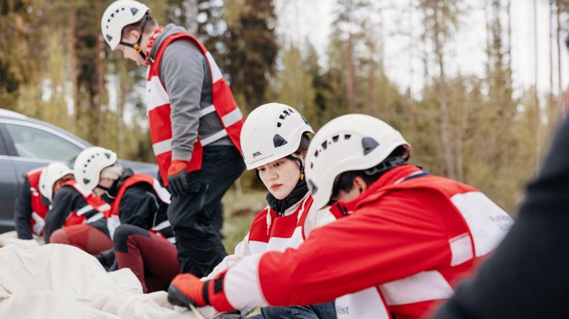 Samarbete mellan Finlands Röda Kors och Finlands Scouter
