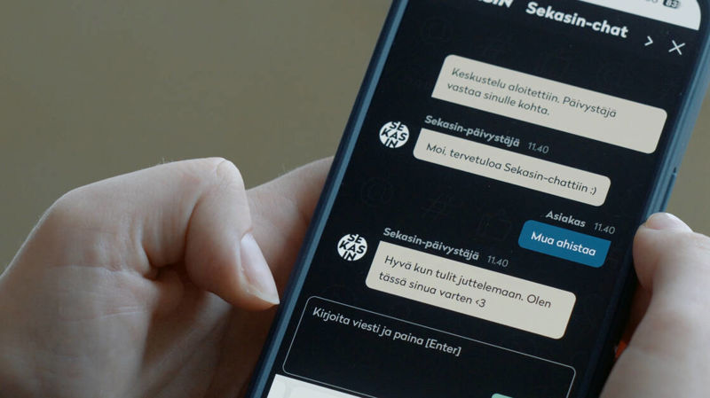Frivillig i Sekasin-chatten